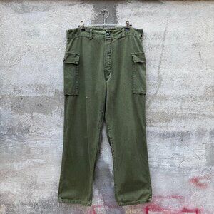 80's Vintage Military Style Theater Made Double Pocket Cargo Pants